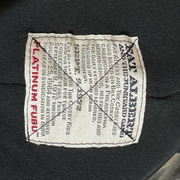 VTG Platinum Fubu Fat Albert & Junk Yard Gang Sweatshirt XL Color-Block 90's - Picture 10 of 13